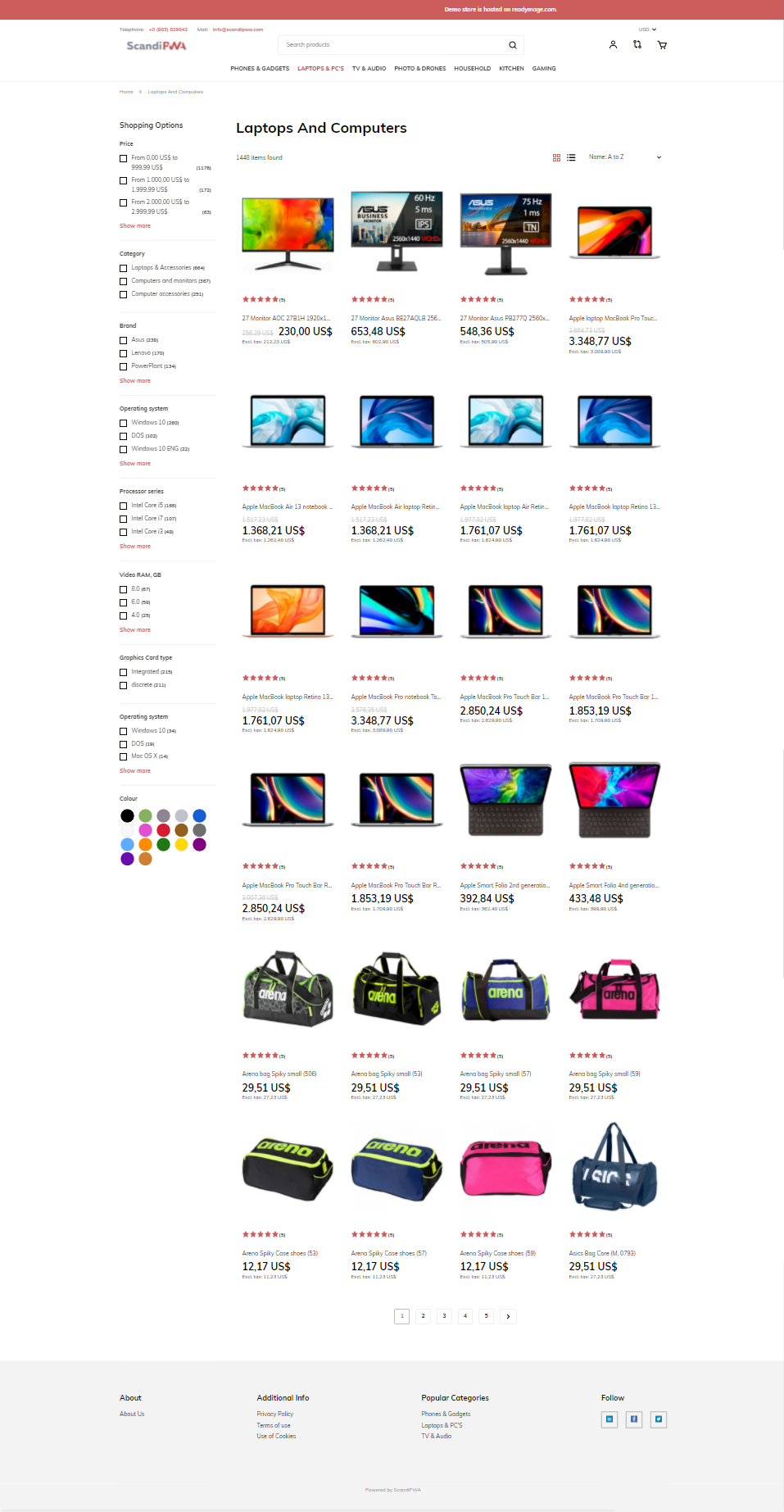 category page