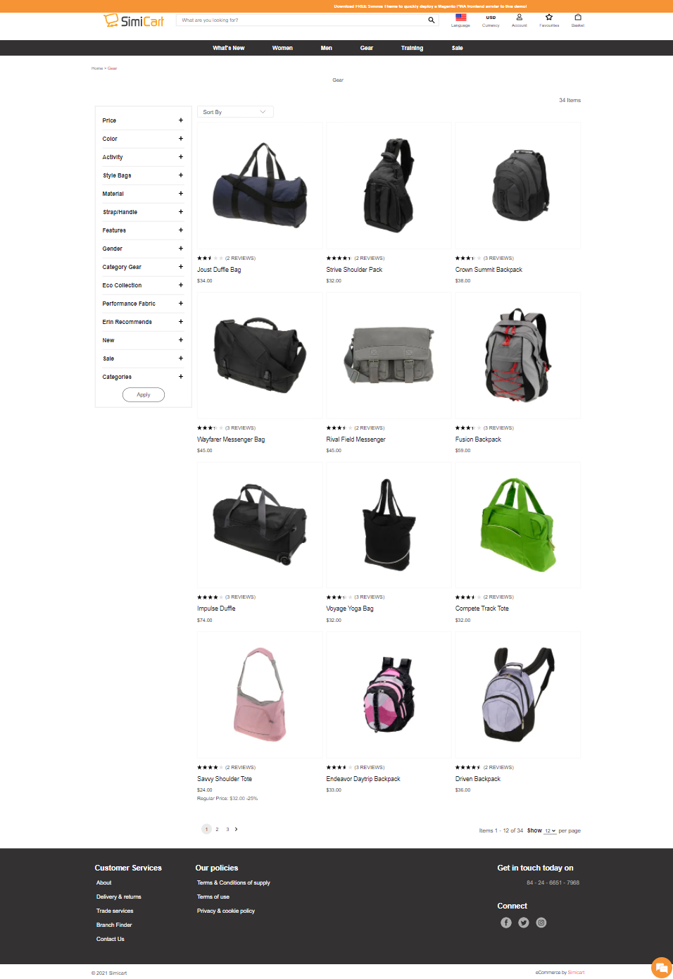 category page